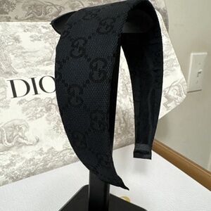 2” Wide Upcycled Gucci Headband